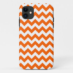 Orange Zig Zag Pattern Case-Mate iPhone Case