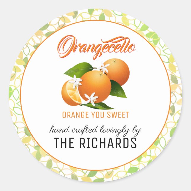 Orangecello Label (Front)