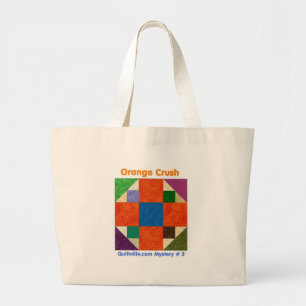 Orangecrush Totebag Large Tote Bag