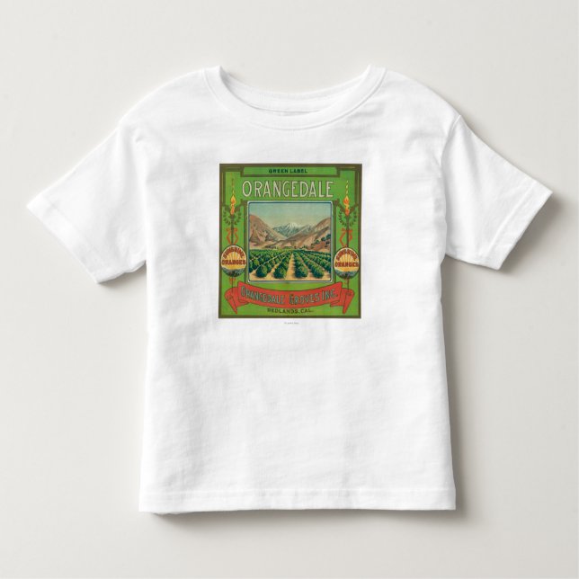 Orangedale Orange LabelRedlands, CA Toddler T-Shirt (Front)