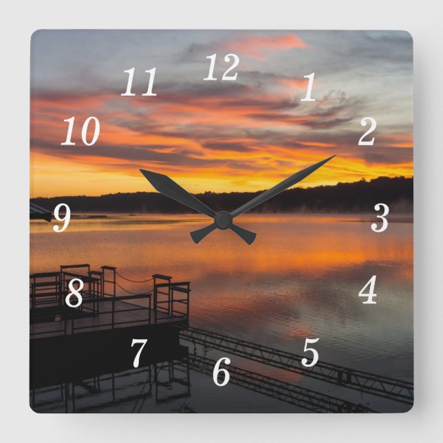 Orangelicious Morning Wall Clock (Front)
