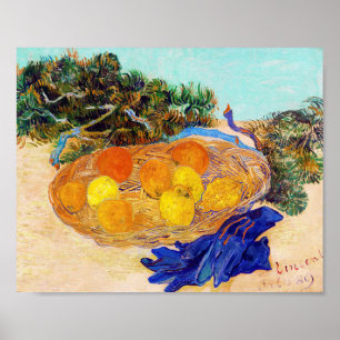 Oranges and Lemons with Blue Gloves, Van Gogh Poster