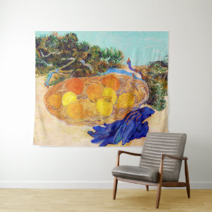Oranges and Lemons with Blue Gloves, Van Gogh Tapestry