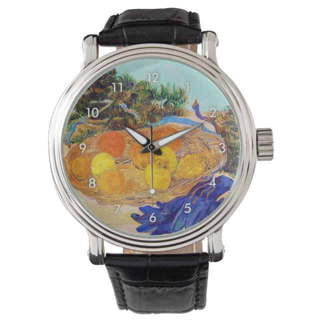 Oranges and Lemons with Blue Gloves, Van Gogh Watch (Front)