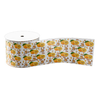 Oranges Cake Fairy Happy Birthday Ribbon Grosgrain Ribbon