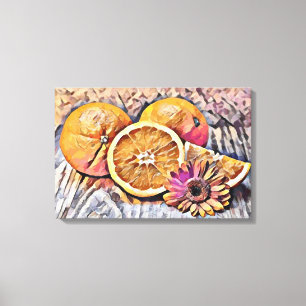 Oranges Canvas Print