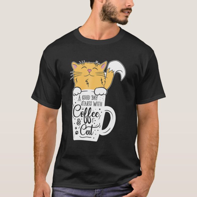 Oranges Cats Coffee Mug Cats T-Shirt (Front)