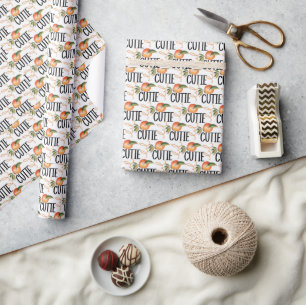 Oranges Cutie Baby Shower Wrapping Paper