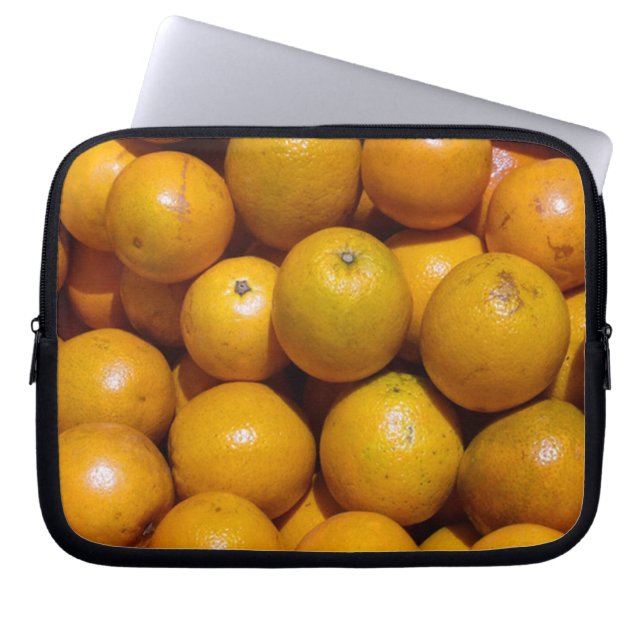 Oranges fruit Florida market orange  Laptop Sleeve (Front)