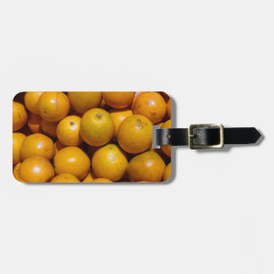 Oranges fruit Florida market orange  Luggage Tag