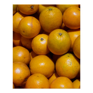 Oranges fruit Florida market orange Poster