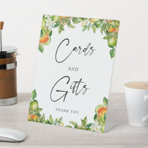 Oranges Lemon Citrus Cards and Gifts Sign