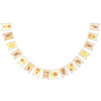 Oranges Lemons Cocktails Juices Party Bunting