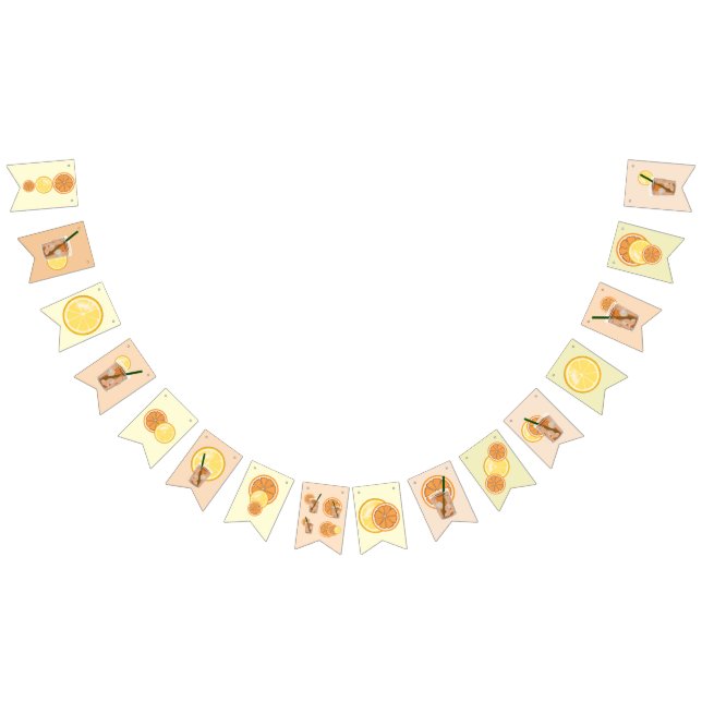 Oranges Lemons Cocktails Juices Party Bunting (All)