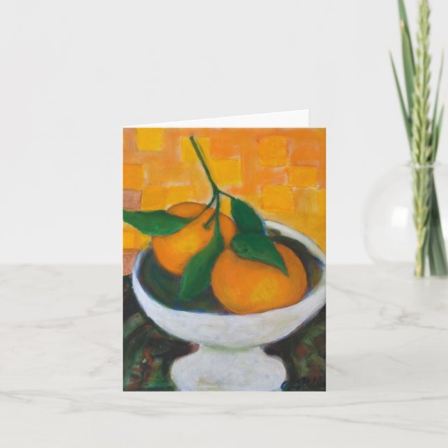 Oranges Notecard (Front)