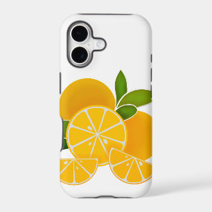 Oranges, orange slices, citrus fruit