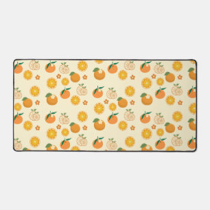 Oranges Pattern Desk Mat