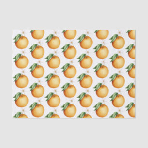 Oranges Pattern Tissue Paper