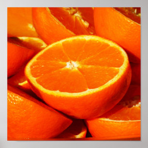 Oranges Photograph Poster