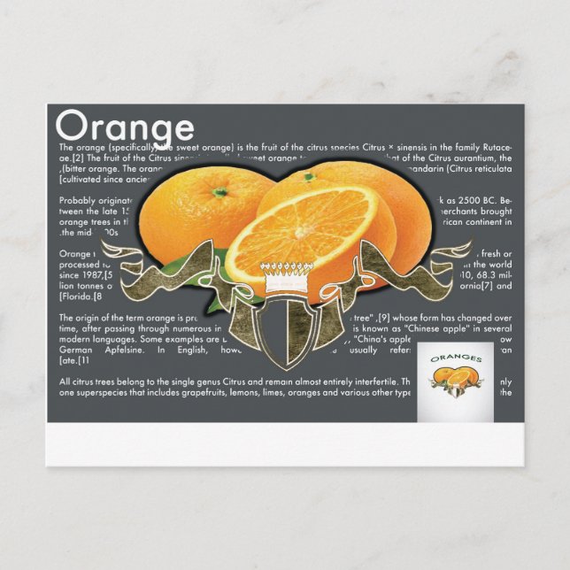 Oranges Postcard (Front)