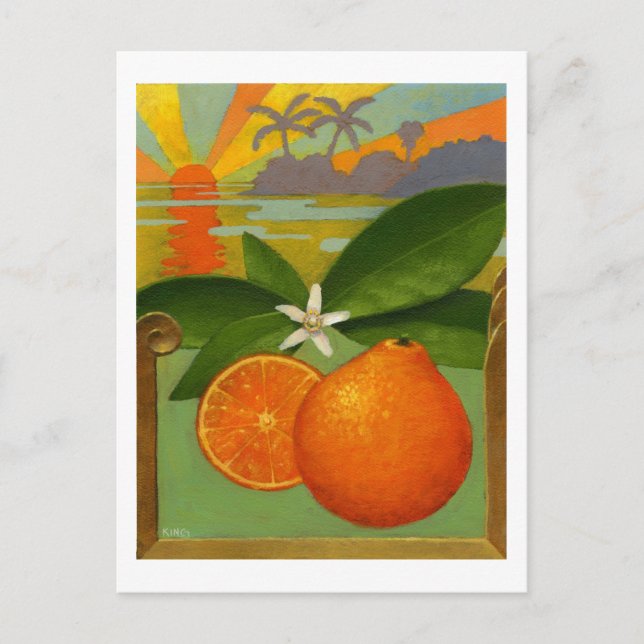Oranges postcard (Front)