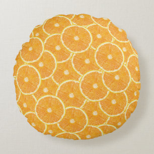 Oranges Round Cushion