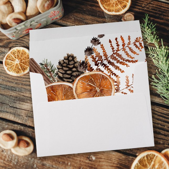 Oranges Rustic Holiday Envelope 2 (Creator Uploaded)