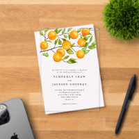 Oranges Summer Garden Wedding