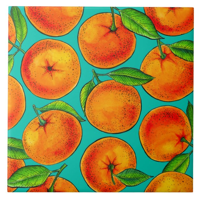 Oranges Tile (Front)