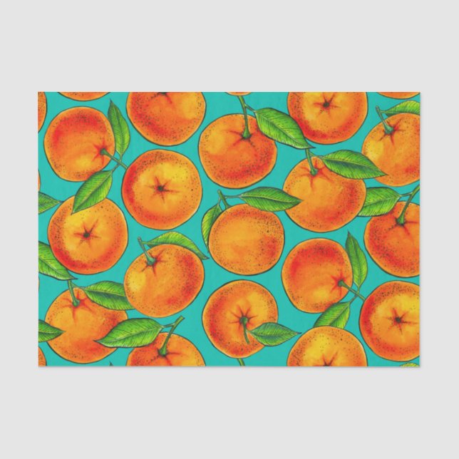 Oranges Tissue Paper (Front)