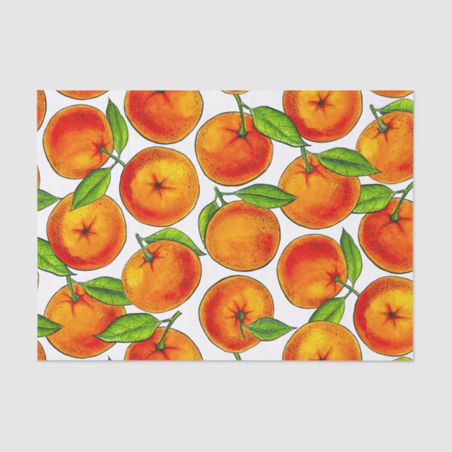 Oranges Tissue Paper (Front)