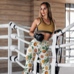 Oranges White Fruit Patterned | Leggings<br><div class="desc">Oranges White Fruit Patterned | Leggings - Get groovy with our Fruit Collection Leggings great for everyday wear,  working out,  or just hanging out.</div>