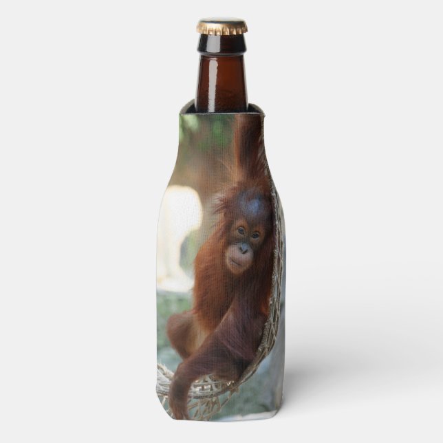 OrangUtan 001 Bottle Cooler (Bottle Front)