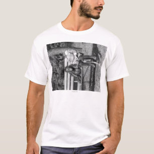 Orangutan and Boy in the National Zoo Photograph T-Shirt