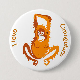 Orangutan - button