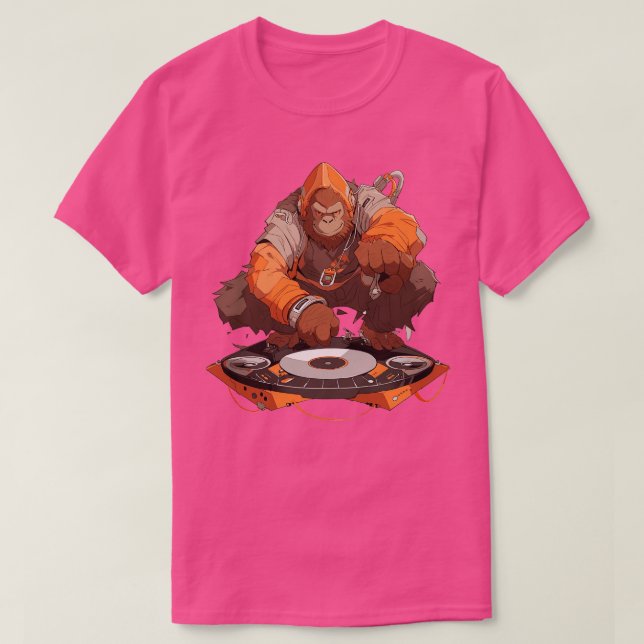 Orangutan DJ T-Shirt (Design Front)
