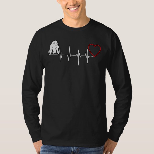 Orangutan Heartbeat T-Shirt (Front)