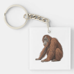 Orangutan Key Ring