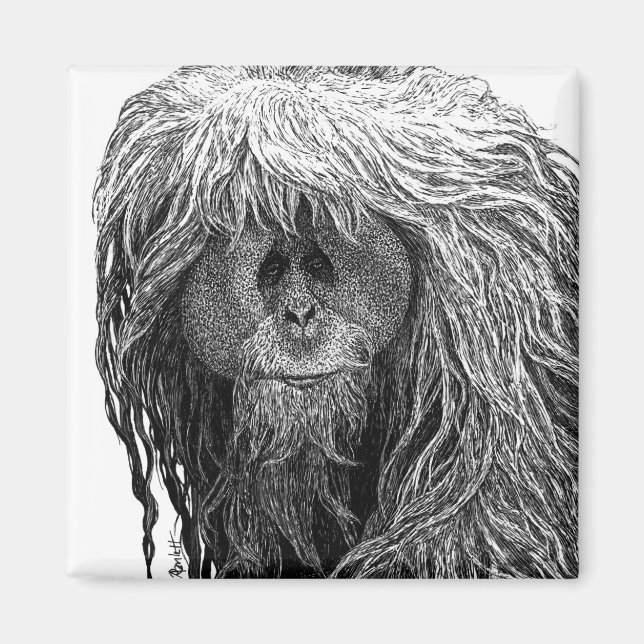 Orangutan Magnet (Front)