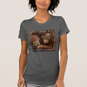 Orangutan Mother and Baby at the Zoo T-Shirt