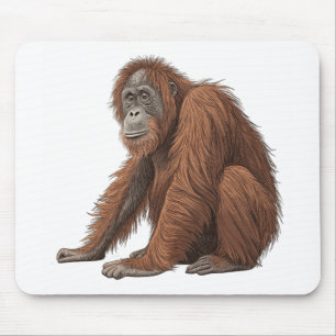 Orangutan Mouse Pad