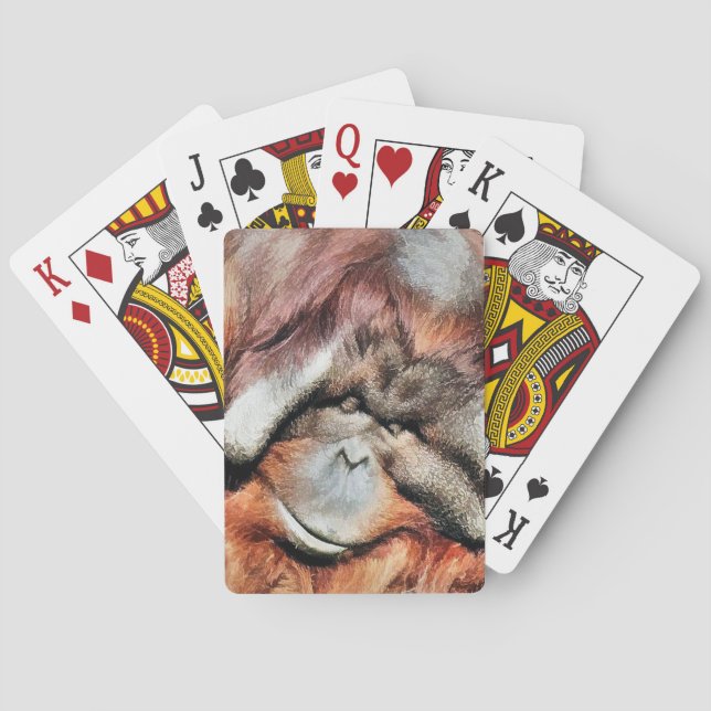 ORANGUTAN PLAYING CARDS (Back)