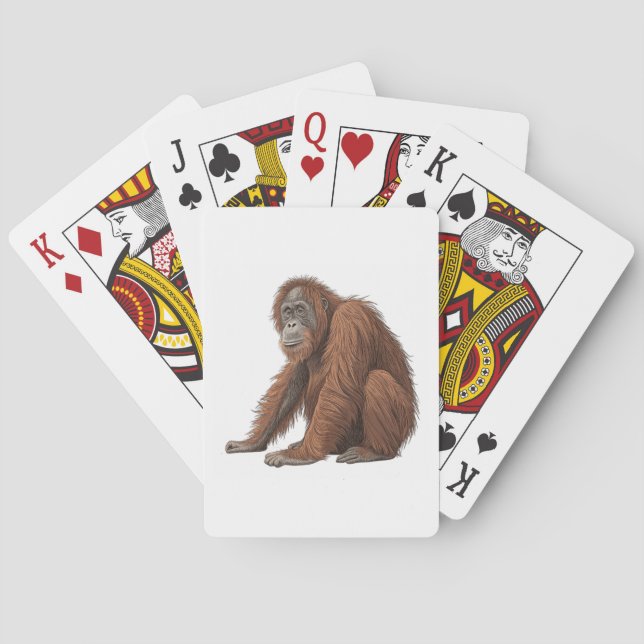 Orangutan Playing Cards (Back)