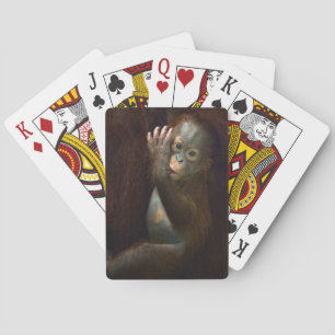 Orangutan Playing Cards