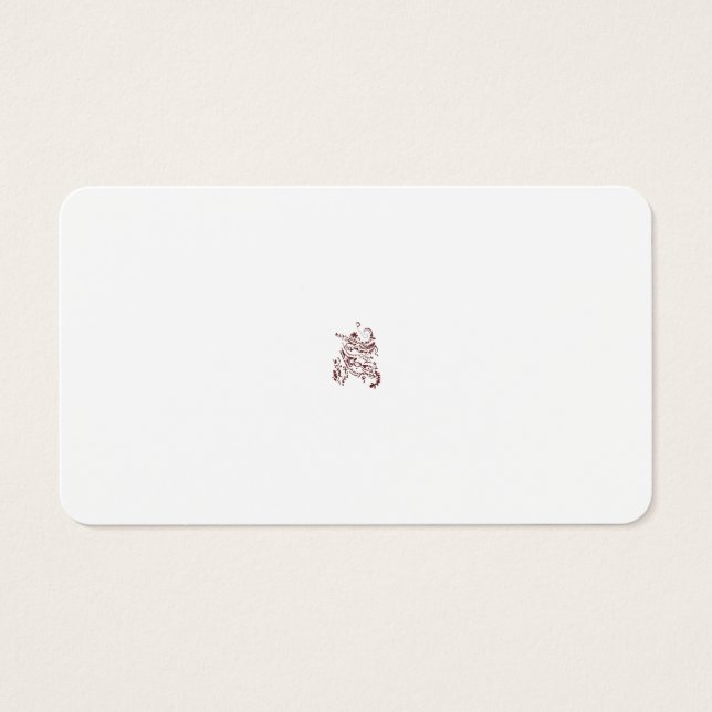 Orangy Red decorative Design (Front)