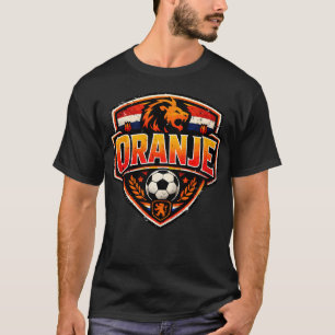 Oranje Lion Netherlands Pride Dutch Flag Support T-Shirt