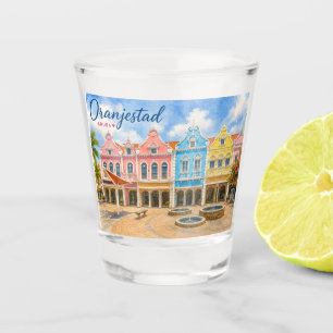 Oranjestad Aruba Caribbean Island Travel Souvenir Shot Glass