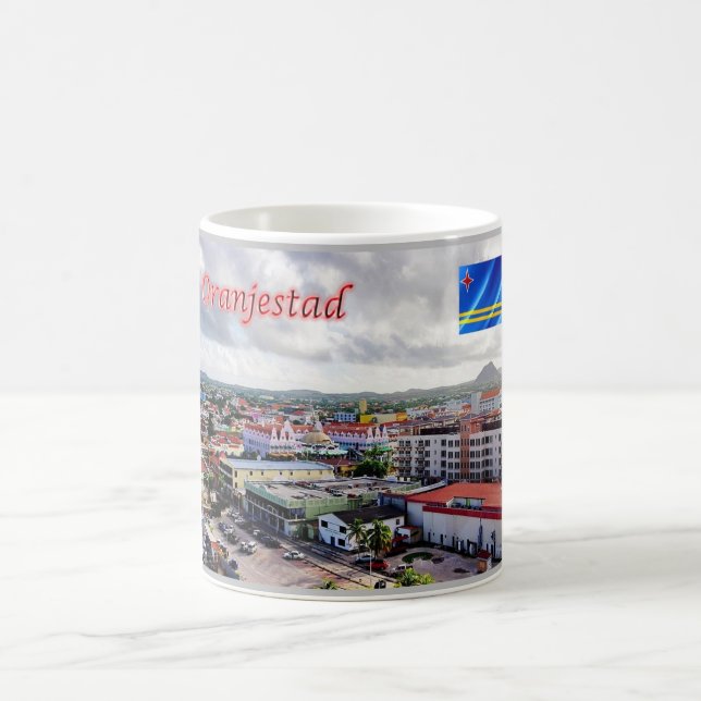Oranjestad - Aruba Coffee Mug (Center)