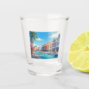Oranjestad Aruba Shot Glass