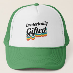 Oratorically Gifted Debate Team Squad Debater Trucker Hat
